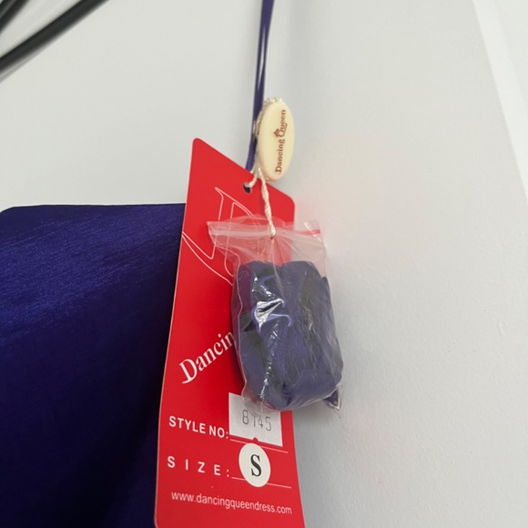 Dancing Queen Size S Prom Royal Blue Dress - Picture 4 of 5